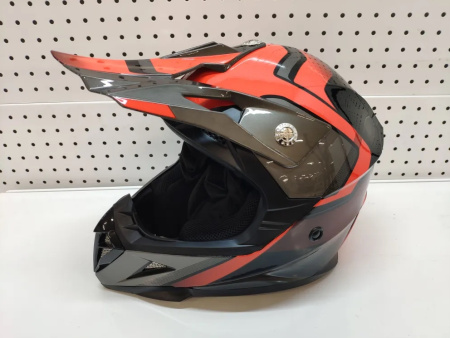 Шлем кроссовый Yema YM-915 (Orange Madness M)